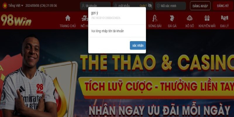 Mẹo đăng nhập 98win thành công và an toàn